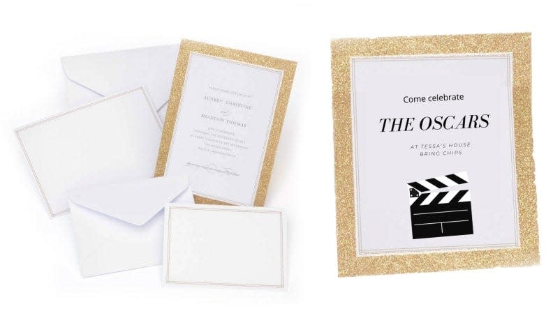 Yes, these are wedding invitations and not Oscars party invitations, but surely there’s a "Marriage Story" joke to be made here?