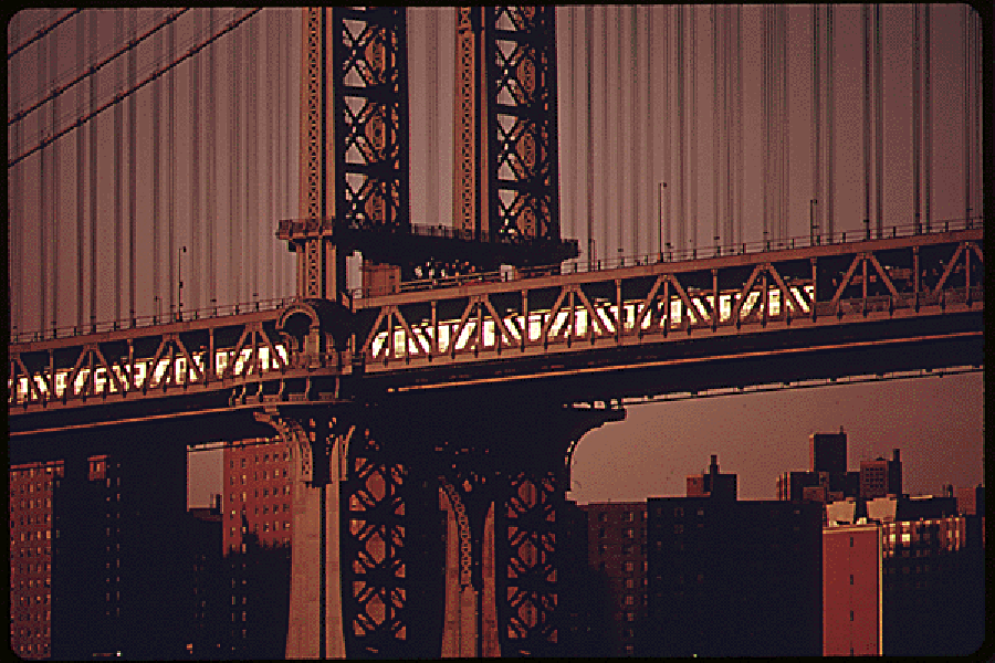 Manhattan Bridge, New York (1974)