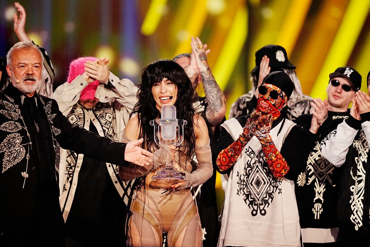 Sweden’s Loreen took home a second Eurovision trophy last year (Aaron Chown / PA)