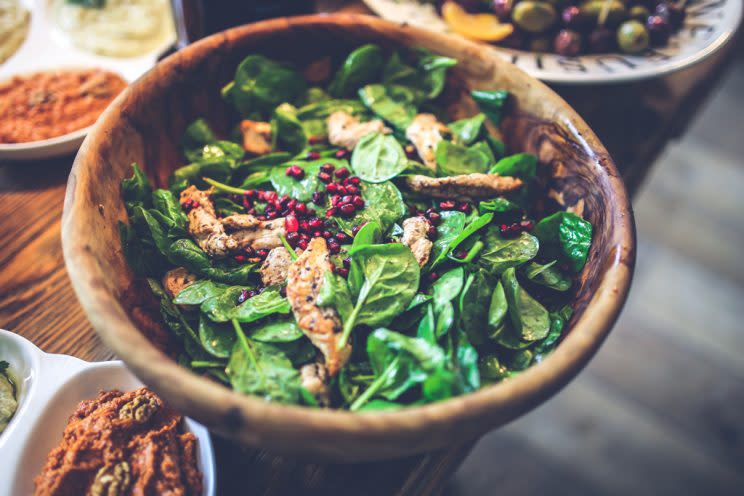 Spinach is another good source of iron. Photo: Pexels