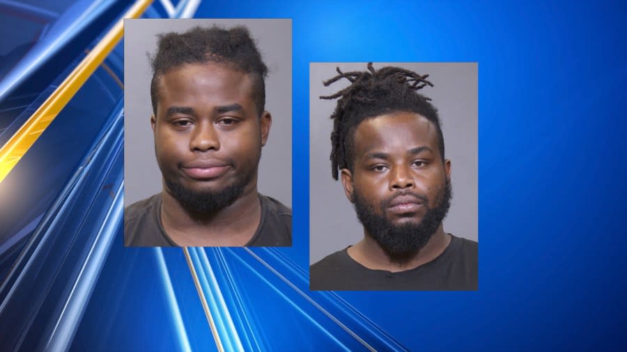 Micheal Mickens III (left) and Michael Mickens Jr. (right) have been issued arrest warrants and have been charged with murder in connection to the death of man in Italian Village on June 19. (Courtesy Photos/Columbus Division of Police)