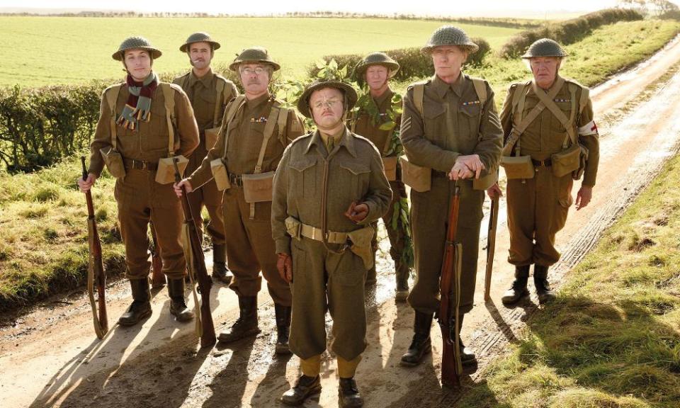Nighy and Gambon, right, as Wilson and Godfrey in Dad’s Army (2015).