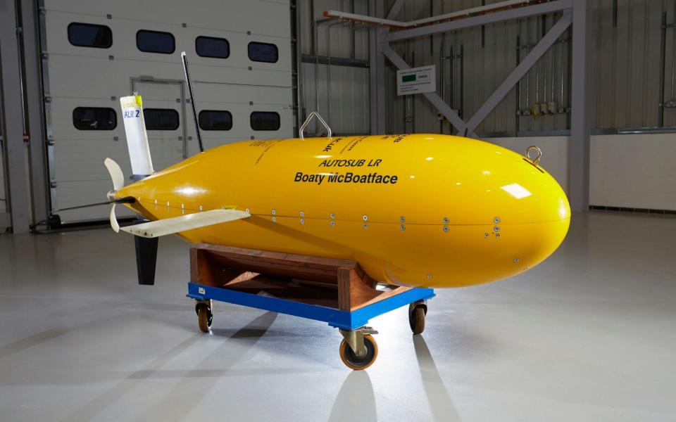 Boaty McBoatface which has obtained "unprecedented data" from its first voyage - Credit: PA/University of Southampton