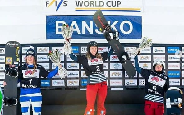 British-born snowboarder Charlotte Bankes is a three-time World Cup winner - Instagram/Charlotte Bankes 