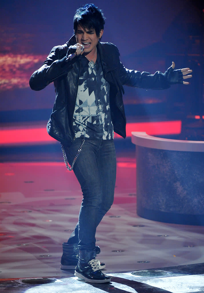 Adam Lambert performs "Born to Be Wild" by Steppenwolf from "Easy Rider" on "American Idol."