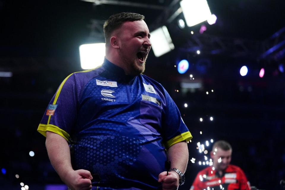 Luke Littler won his third Premier League night of the year in Liverpool <i>(Image: PA Wire)</i>