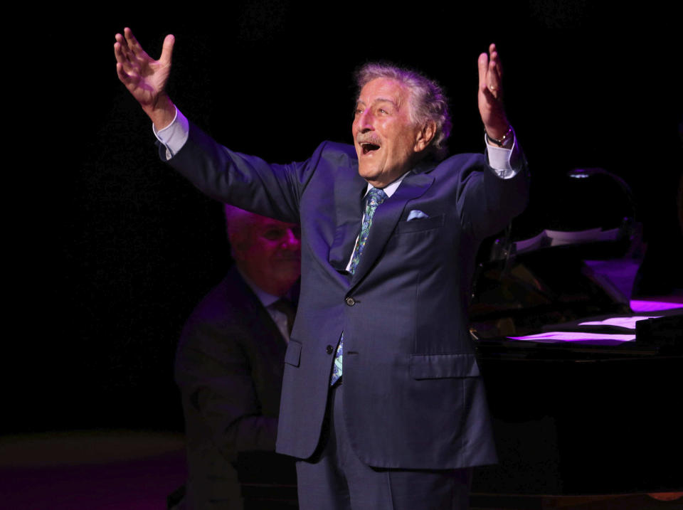 Tony Bennett performs at Atlanta Symphony Hall on Tuesday, July 24, 2018, in Atlanta. (Photo by Robb Cohen/Invision/AP)