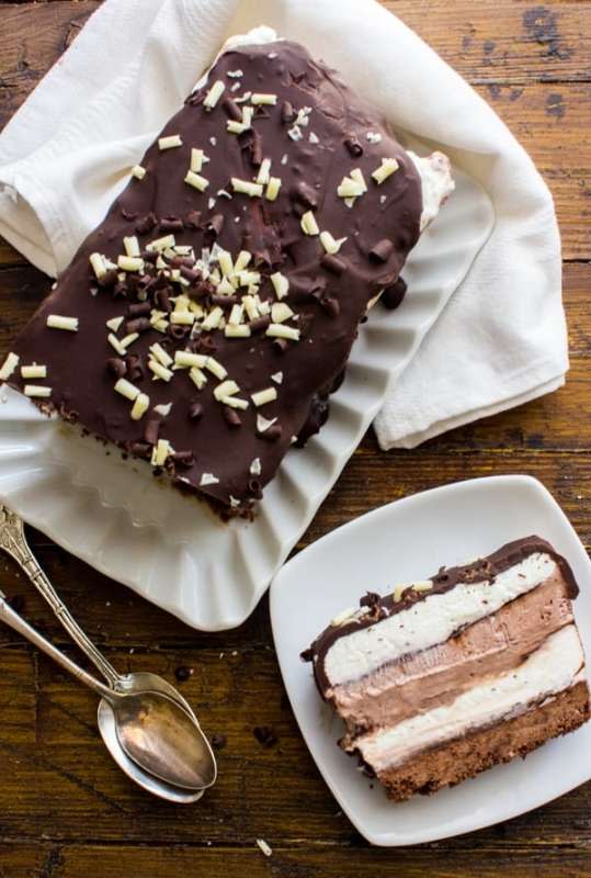 <p>An Italian In My Kitchen</p><p>There is so much chocolate, you are going to love it—creamy homemade no-churn ice cream with a deliciously decadent chocolate ganache.</p><p><strong>Get the recipe: <a href="https://anitalianinmykitchen.com/death-by-chocolate-ice-cream-cake/" rel="nofollow noopener" target="_blank" data-ylk="slk:Death by Chocolate Ice Cream Cake;elm:context_link;itc:0;sec:content-canvas" class="link ">Death by Chocolate Ice Cream Cake</a></strong></p>