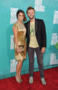 Nikki Reed and Paul MacDonald arrive at the 2012 MTV Movie Awards.