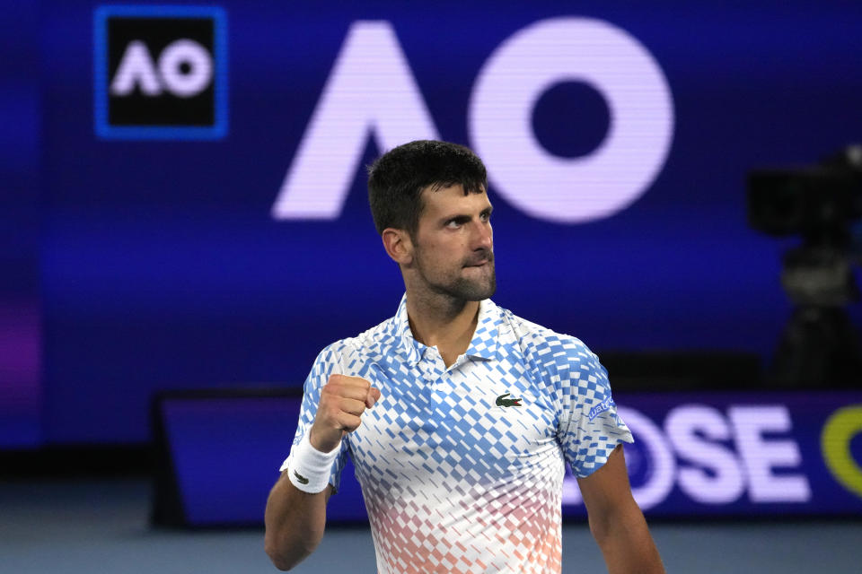 Novak Djokovic。(AP Photo/Ng Han Guan)