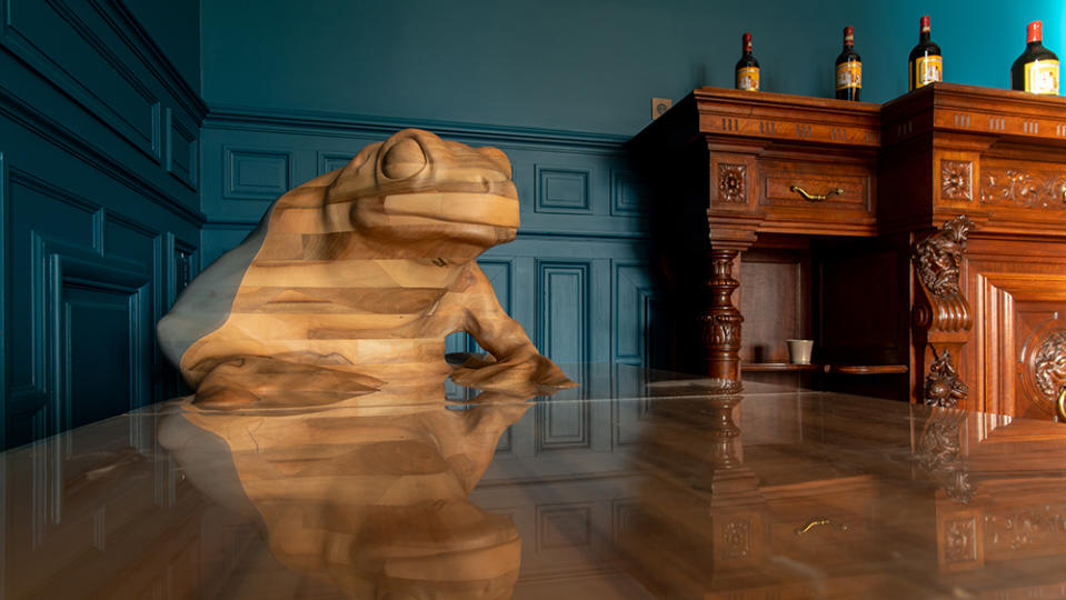 Frog table by Hella Jongerius. - Credit: Daniel Amilhastre