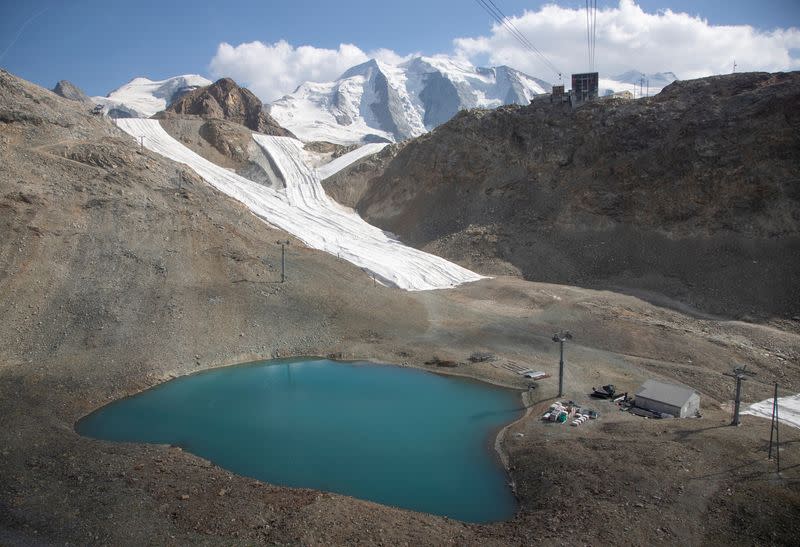 Climate change in the Swiss Alps