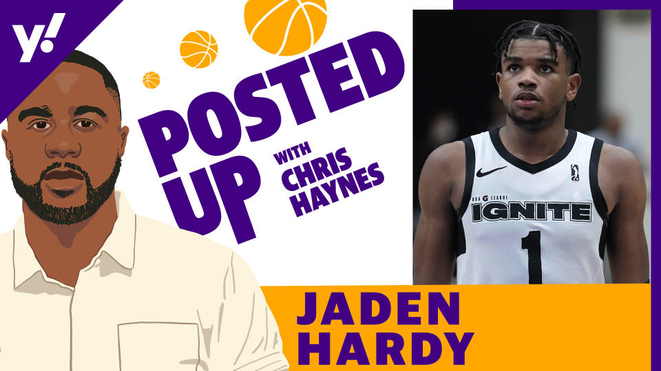 G League Ignite star Jaden Hardy joins the latest episode of Posted Up with Chris Haynes. (Photo Credit: Kirby Lee-USA TODAY Sports/Yahoo Sports)