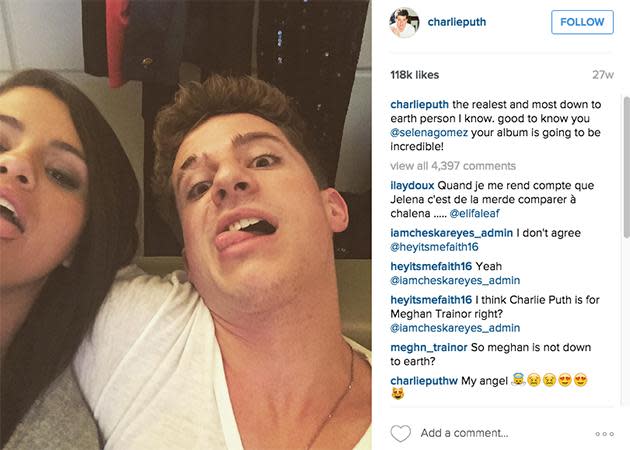 Whats Going On With Selena Gomez And Charlie Puth