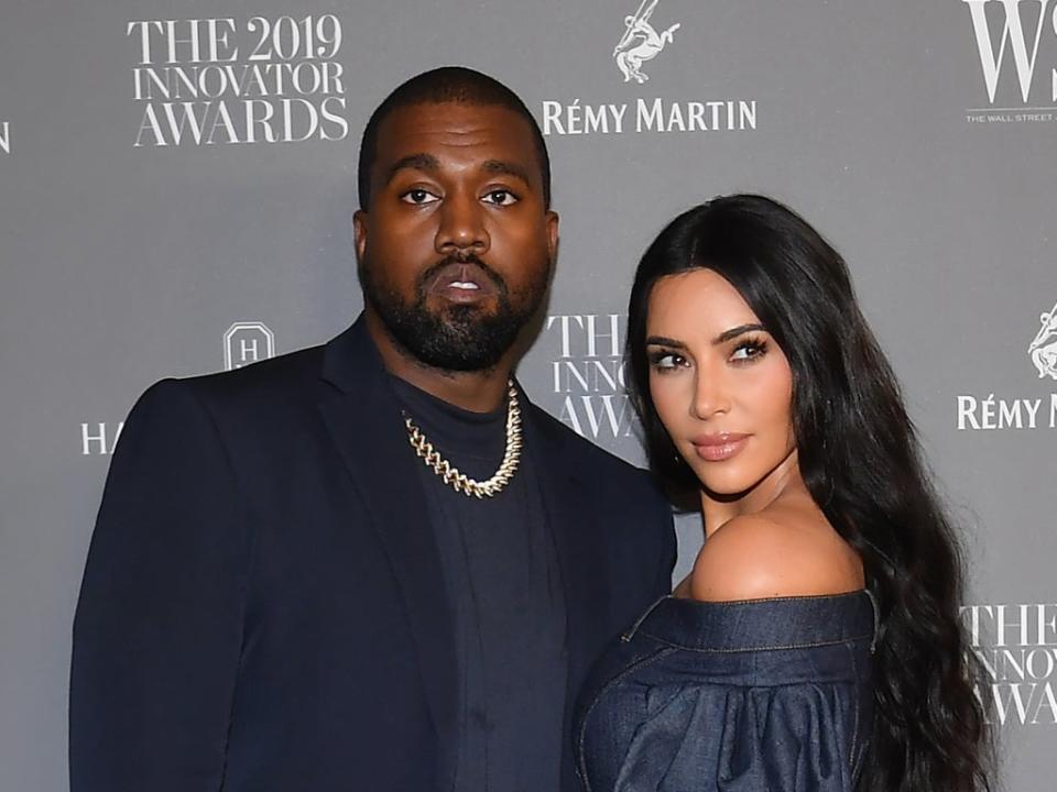Kanye West and Kim Kardashian in 2019 (Angela Weiss/Getty Images)