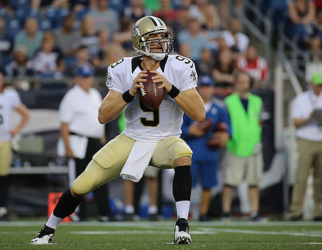 Among kings of consistency, Drew Brees might just be Arthur. (Getty)