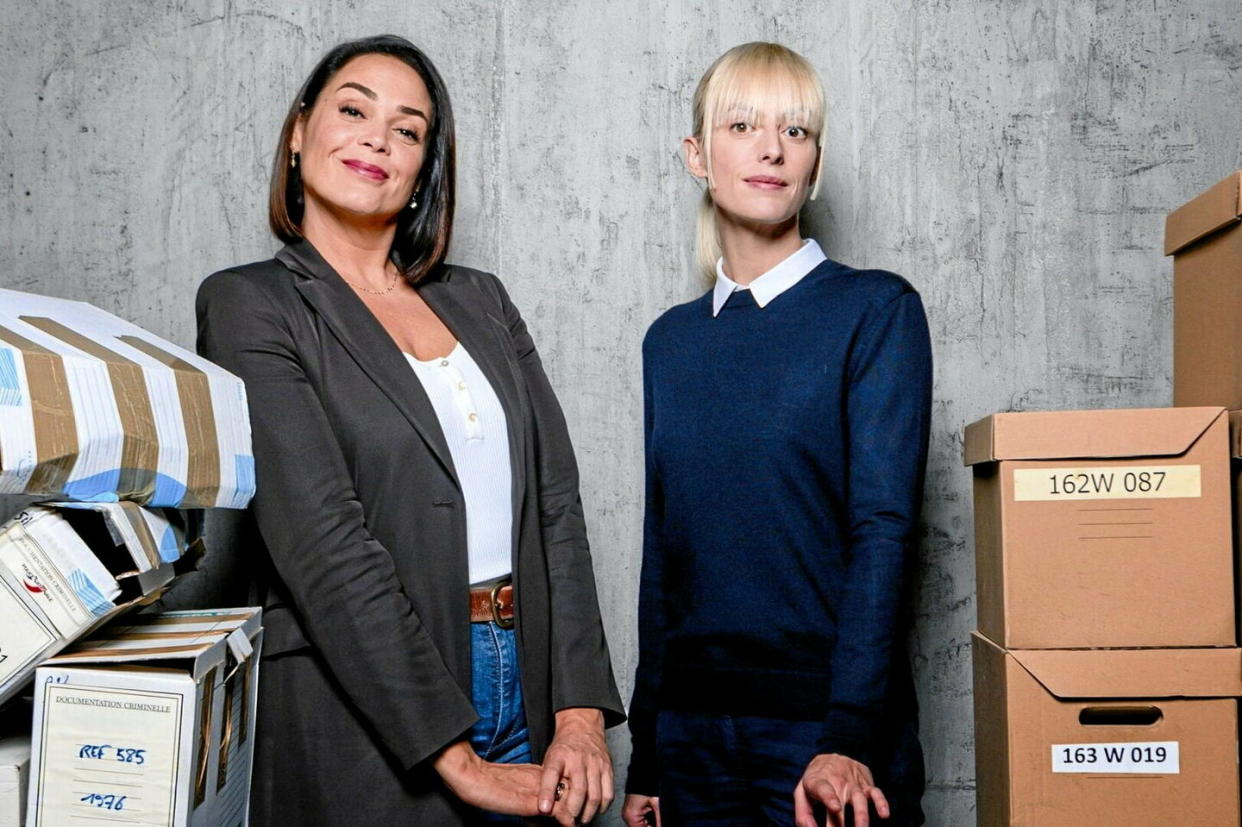 Lola Dewaere et Sara Mortensen sont les deux héroïnes de la série à succès Astrid et Raphaëlle.  - Credit:© 2022/PHILIPPE LE ROUX - FTV – JLA