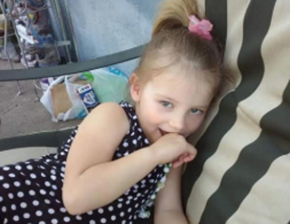 Emily Roberts, 4, is one of five confirmed killed in the fires. Source: GoFundMe/ Ed Bledsoe and family lost all