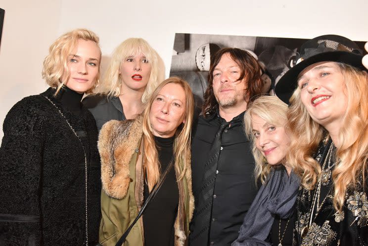 Diane Kruger was among those supporting Reedus’s photo exhibit in Paris in December. (Photo: Getty Images)