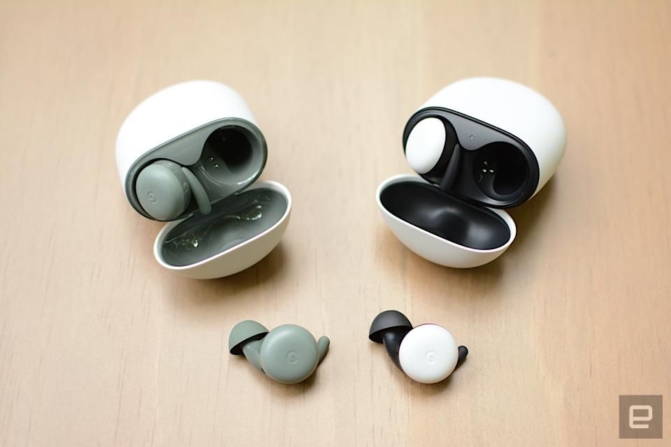 <p>Google’s latest true wireless earbuds are a $99 version of the Pixel Buds it debuted in 2020. Surprisingly, the company kept nearly all of the features that made those buds such a good option for users who prefer Google Assistant. The company did nix the on-board volume controls and Adaptive Sound is still no replacement for ANC, but there’s a lot to like here for the price.</p> 