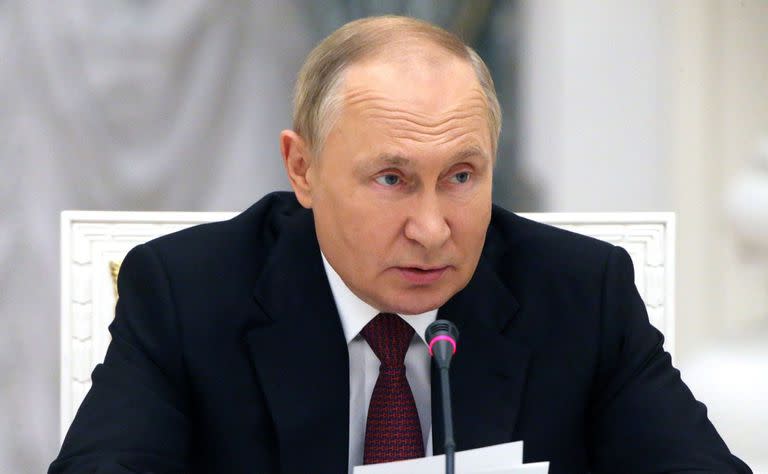 21/09/2022 El presidente de Rusia, Vladimir Putin.  El presidente de Rusia, Vladimir Putin, ha pedido a la industria armamentística del país que aumente su capacidad de producción para suplir la falta de suministro de armas en "la operación militar" que el país está llevando a cabo en Ucrania.  POLITICA EUROPA RUSIA EUROPA INTERNACIONAL PRESIDENCIA RUSIA