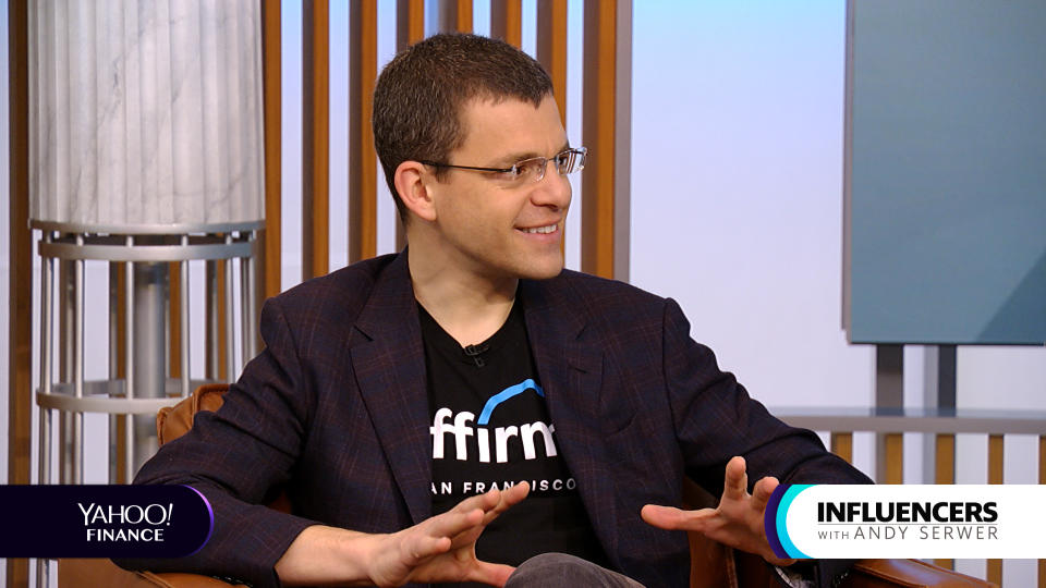 Affirm CEO Max Levchin appears on Influencers with Andy Serwer.