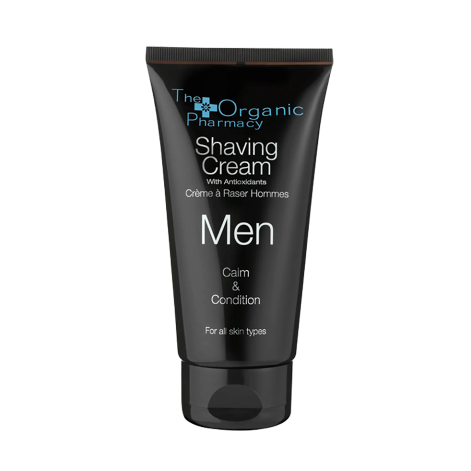 black shaving cream tube
