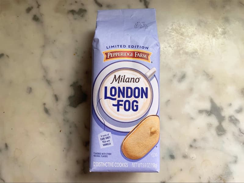 Milano London Fog cookies.