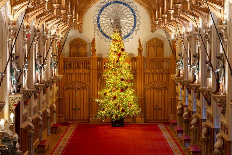 <p>Royal Collection Trust / © His Majesty King Charles III 2023</p> Windsor Castle Christmas displays 2023