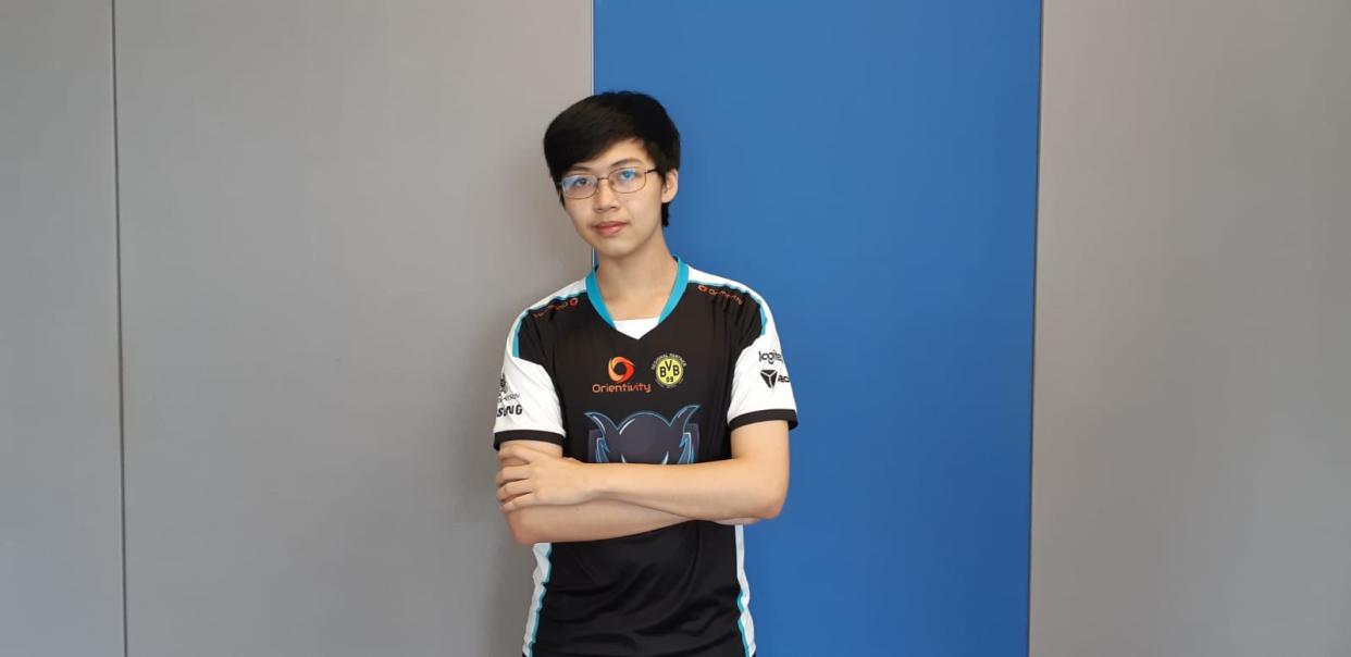 Amos “Quatervois” Ker, captain of Team Impunity’s Vainglory team. (PHOTO: Yahoo Singapore)