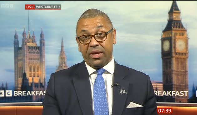 James Cleverly (Photo: BBC Breakfast)