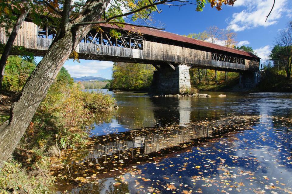 New Hampshire: Blair Covered Bridge