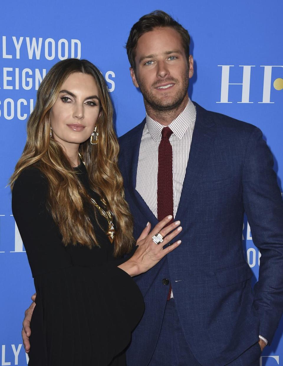 Armie Hammer and Elizabeth Chambers