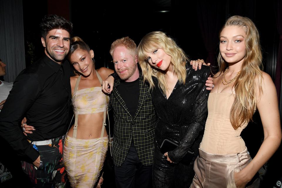 Justin Mikita, Bella Hadid, Jesse Tyler Ferguson, Taylor Swift & Gigi Hadid