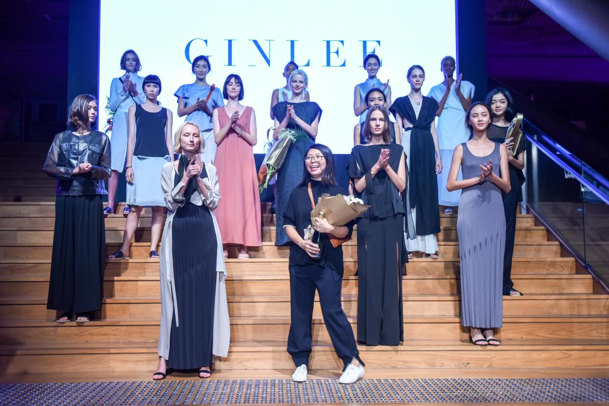 GINLEE’s Autumn/Winter 2017 collection at Singapore Fashion Week. (Photo: SGFW)