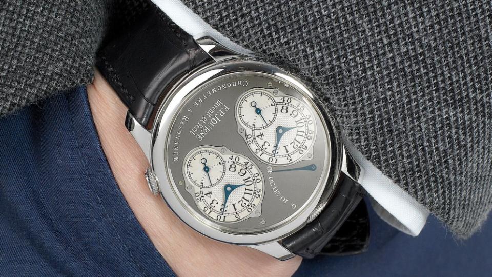 F.P. Journe Ruthenium Collection, Chronométre à Résonance in platinum, limited edition No. 2 of 99, circa 2001 