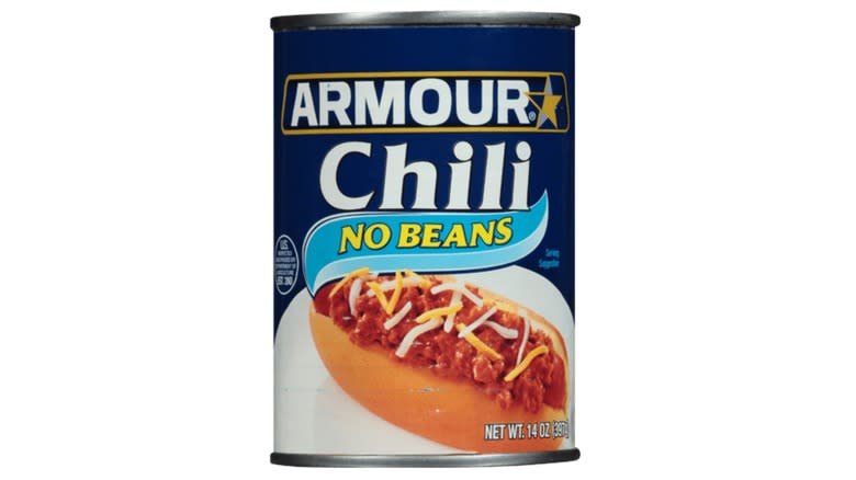 can of Armour Star chili