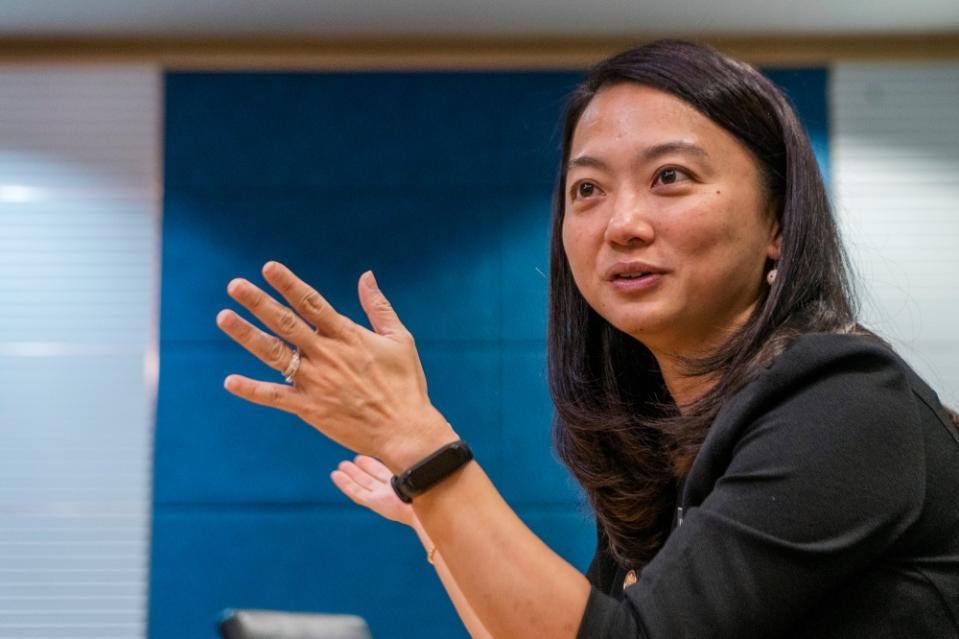 Minister of Youth and Sports Hannah Yeoh speaks to Malay Mail during an interview session in Putrajaya January 30, 2023. — Picture by Shafwan Zaidon