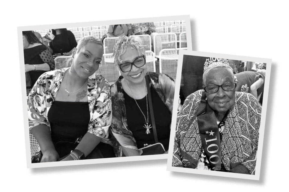 In one week, the author, top left, lost her mother Brenda Perryman and her grandmother Pearlie Louie, above<span class="copyright">Courtesy Heather Perryman-Tanks (2)</span>