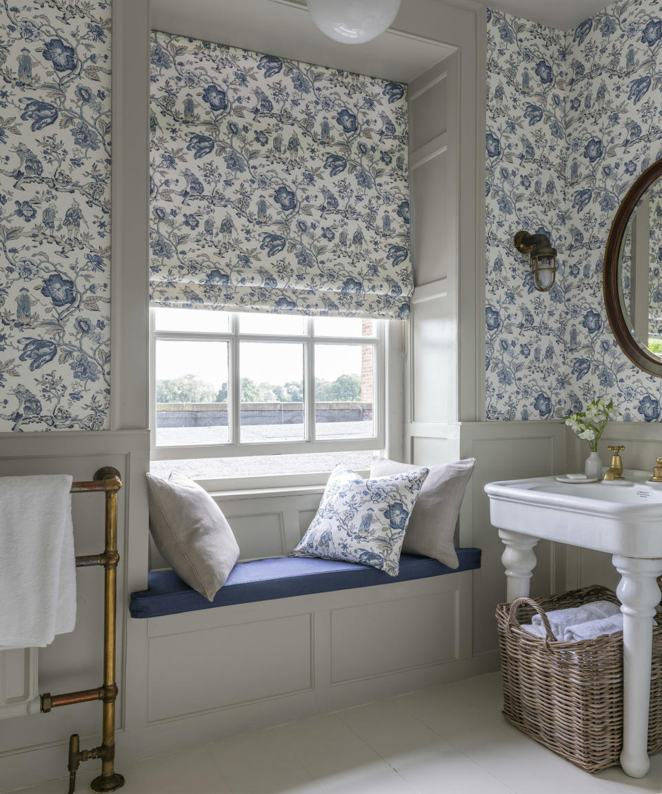 Go bold with wallpaper