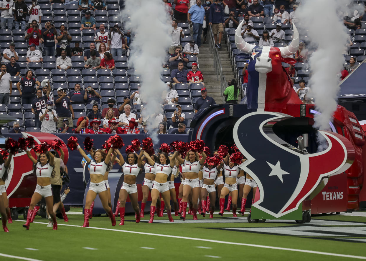 HOUSTON, TX - SEPTEMBER 12:  during the football game between the Jacksonville Jaguars and Houston Texans on September 12, 2021 at NRG Stadium in Houston, Texas.  (Photo by Leslie Plaza Johnson/Icon Sportswire via Getty Images)