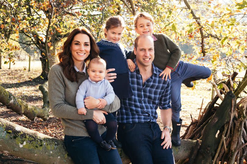 Kate Middleton, Prince William and their children