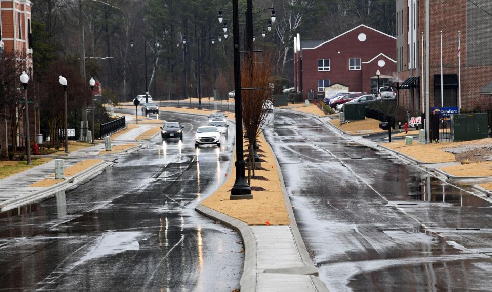 Jan 24, 2024; Tuscaloosa, AL, USA; Jack Warner Parkway has reopened to traffic in both directions between Greensboro Avenue and 21st Avenue.