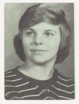 This is an actual high school yearbook photo of cold case homicide victim Roberta Mumma.