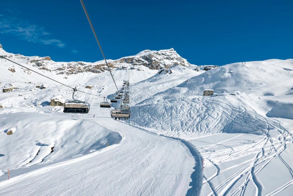 Cervinia neighbours the Swiss resort of Zermatt (Getty Images)