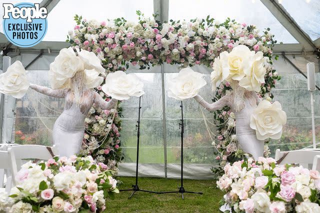 <p>Clapp Studios Photography</p> White House Correspondent April Ryan and husband James Ewing's wedding at the Carriage House at Gramercy Mansion in Baltimore, MD.