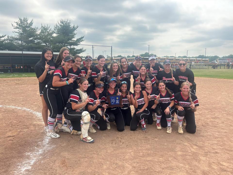 The Kingsway High School softball team captured the South Jersey Group 4 title with a 9-3 home win over Cherokee on Saturday.