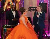 <p>They take centre stage at the wedding reception.</p>