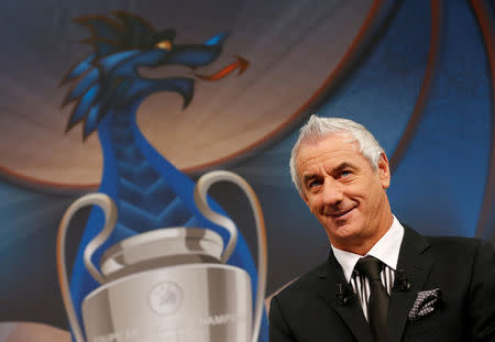 Former player and ambassador for the 2017 UEFA Champions League final in Cardiff Ian Rush attends the draw of the UEFA Champions League quarterfinals in Nyon, Switzerland March 17, 2017. REUTERS/Denis Balibouse
