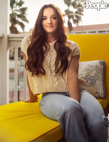 <p>Jordan Vonderhaar</p> Maggie Nichols photographed for PEOPLE at home in South Padre Texas, Jan. 10, 2024.